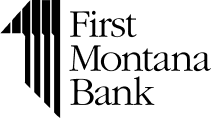 First Montana Bank logo.